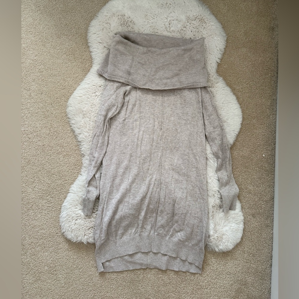 Express Taupe Sweater Dress